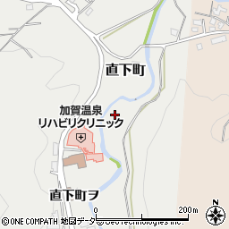 石川県加賀市直下町（ル）周辺の地図