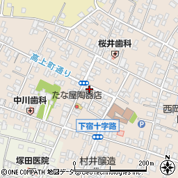 茨城県桜川市真壁町真壁208周辺の地図