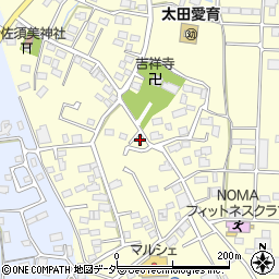 群馬県太田市下浜田町742-3周辺の地図