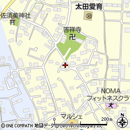 群馬県太田市下浜田町742周辺の地図