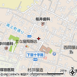 田中　焼そば店周辺の地図