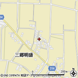 長野県安曇野市三郷明盛3467-11周辺の地図