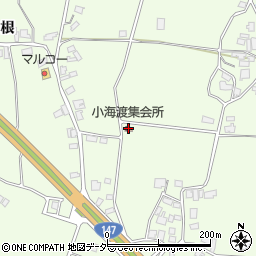 下飯田区小海渡集会所周辺の地図