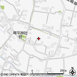 群馬県藤岡市立石1381周辺の地図