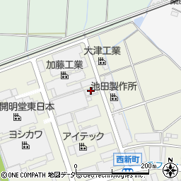 池田製作所本社工場周辺の地図