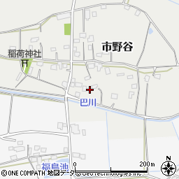 茨城県笠間市市野谷1223周辺の地図