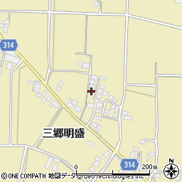 長野県安曇野市三郷明盛3467-3周辺の地図