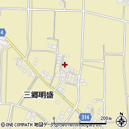 長野県安曇野市三郷明盛3467-10周辺の地図