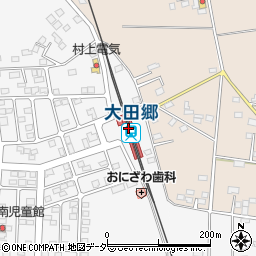 大田郷駅周辺の地図