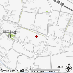群馬県藤岡市立石1379-2周辺の地図