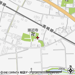 群馬県藤岡市立石1307周辺の地図