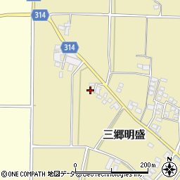長野県安曇野市三郷明盛3975-3周辺の地図