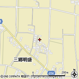 長野県安曇野市三郷明盛3467-9周辺の地図