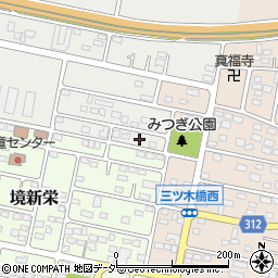 群馬県伊勢崎市境西今井4周辺の地図
