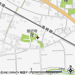 群馬県藤岡市立石1305周辺の地図