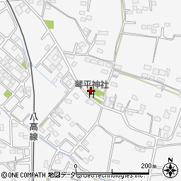 立石琴平神社周辺の地図