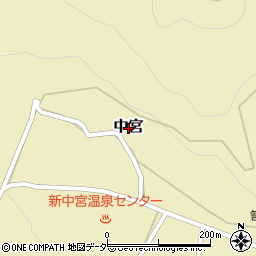 石川県白山市中宮周辺の地図