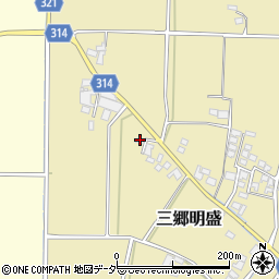 長野県安曇野市三郷明盛3975-4周辺の地図