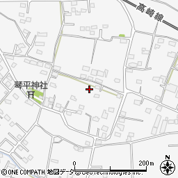 群馬県藤岡市立石1378周辺の地図