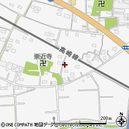 群馬県藤岡市立石1296周辺の地図