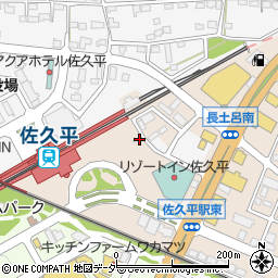 駅レンタカー佐久平営業所周辺の地図