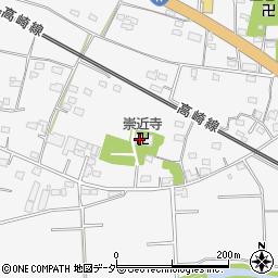 群馬県藤岡市立石1306周辺の地図