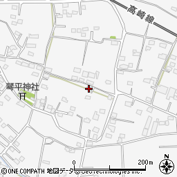 群馬県藤岡市立石1378-1周辺の地図