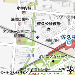 日産レンタカー佐久平駅前店周辺の地図