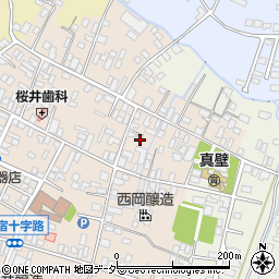 茨城県桜川市真壁町真壁395周辺の地図