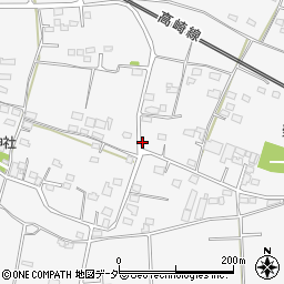 群馬県藤岡市立石1353-3周辺の地図