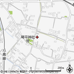 群馬県藤岡市立石1408-4周辺の地図