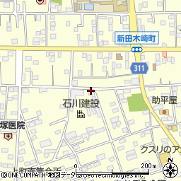 石川建設株式会社　新田支社周辺の地図