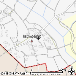茨城県桜川市真壁町細芝129周辺の地図