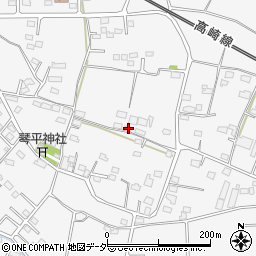 群馬県藤岡市立石1443周辺の地図