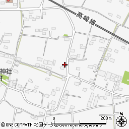群馬県藤岡市立石1448-2周辺の地図