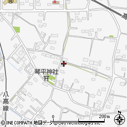 群馬県藤岡市立石1408-1周辺の地図