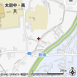 群馬県太田市細谷町1569-2周辺の地図