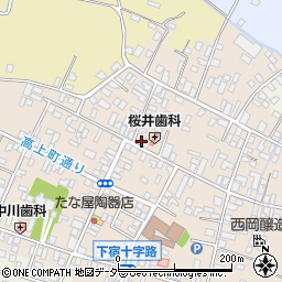 茨城県桜川市真壁町真壁382周辺の地図