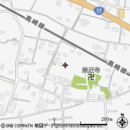 群馬県藤岡市立石1319-17周辺の地図