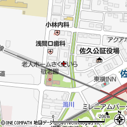 長野県佐久市佐久平駅北21周辺の地図
