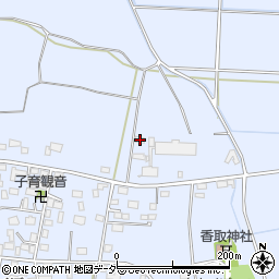 茨城県結城市鹿窪190周辺の地図
