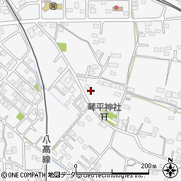 群馬県藤岡市立石1412周辺の地図