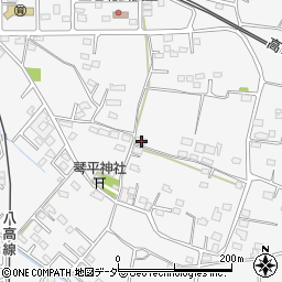群馬県藤岡市立石1434-2周辺の地図