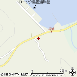 福浦公民館周辺の地図