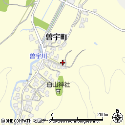 石川県加賀市曽宇町ヲ27周辺の地図