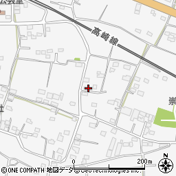 群馬県藤岡市立石1350-3周辺の地図