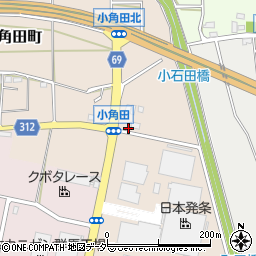 群馬県太田市小角田町112周辺の地図