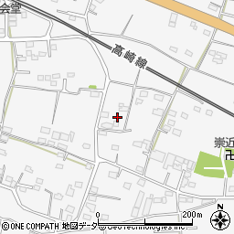 群馬県藤岡市立石1350-4周辺の地図