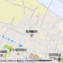 茨城県桜川市真壁町真壁384周辺の地図
