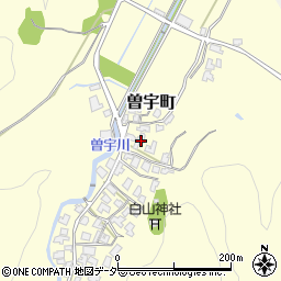 石川県加賀市曽宇町ヲ30周辺の地図